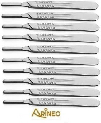 ARINEO Blade (4 NO. BP HANDLE SET OF 10) Surgical Scalpel (Pack of 10) Surgical Scalpel(Pack of 10)