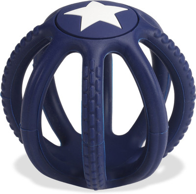 LuvLap Baby Teether Toys for Babies 3 Months+, Silicone Baby Teetheing Toy to Exercise Grasping & 3D Cognition, Massage Gums & Soothe Teething Teether(Blue) LuvLap Baby Teether Toys for Babies 3 Months+, Silicone Baby Teetheing Toy to Exercise Grasping & 3D Cognition, Massage Gums & Soothe Teething Teether(Blue)