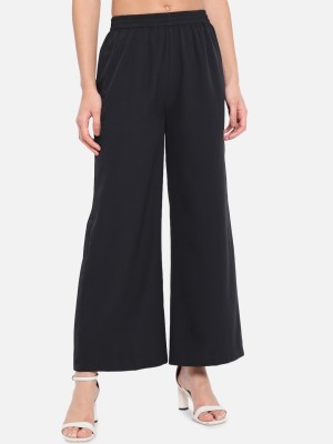 ALL WAYS YOU Regular Fit Women Black Trousers