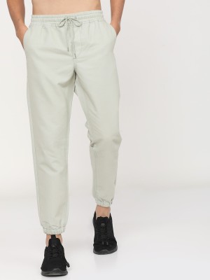 KETCH Tapered Men Light Green Trousers