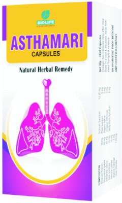 BIOLIFE ASTHAMARI CAPSULE PACK OF 3(Pack of 3, 120 Capsules)