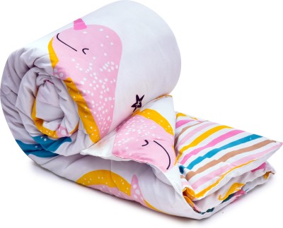 Flipkart SmartBuy Cartoon Crib Crib Baby Blanket for  AC Room(Cotton, Dark Blue)