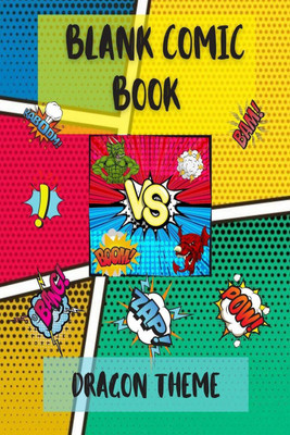 Blank Comic Book – DRAGON THEME(English, Paperback, Celeste Lyons)