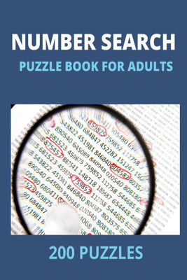 Number Search Puzzle Book for Adults(English, Paperback, Celia Hanson)