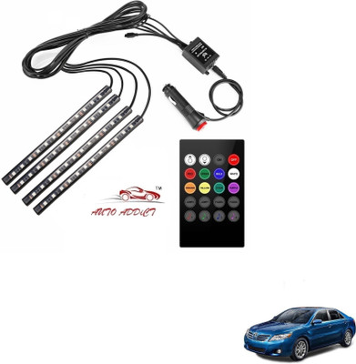 AuTO ADDiCT Car Atmosphere Lights interior 48 LED Music Control Remote For Toyota Camry Car Fancy Lights(Multicolor)