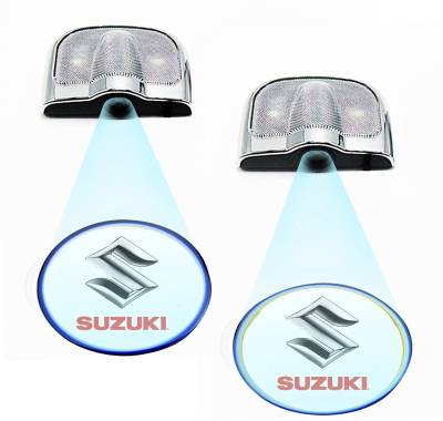 letshapeit car Dashboard Sticky Anti Slip Gel pad Rubber pad /mat and Ghost  Shadow Light Door Welcome Light car Logo Light Door Projector led Combo for  Suzuki. Car Fancy Lights - Price