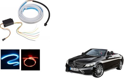 AuTO ADDiCT LED Dicky Light Ice Blue & Red DRL Brake with Side Turn Signal & Parking Indication Dicky, Trunk, Boot Strip Light For Mercedes Benz E-Class Car Fancy Lights(Blue, Red)