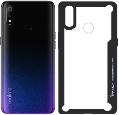 Binzokase Back Cover for Realme 3i(Black, Camera Bump Protector, Pack of: 1)