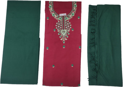Sprha Wool Embroidered Salwar Suit Material