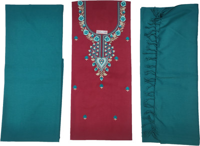 Sprha Wool Embroidered Salwar Suit Material