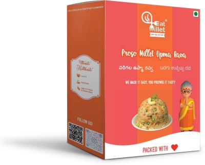 eat millet Millet Upma rava 400 Gms pack Of 2(0.8 kg, Pack of 2)