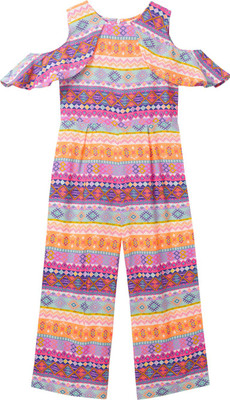 Cub McPaws Printed Girls Jumpsuit