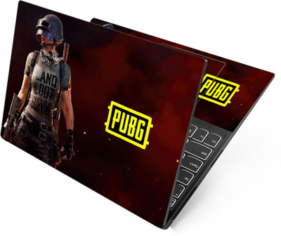 Anweshas Premium Vinyl HD Printed Easy to Install Full Panel Laptop Skin/Sticker/Decal for all Size Laptops upto 15.6 inch No Residue, Bubble Free - Land Loot Survive Pubg Self Adhesive Vinyl Laptop Skin Compatible for 15.6 inch(Theme: Comics & Cartoons)