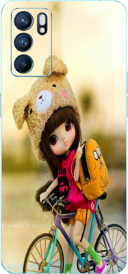 Jeeva Creation Oppo Reno6 5G Mobile Skin(Ultra Super Cuite Pie Girl Skin With High Matte Finish.)