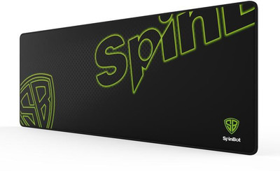 SpinBot Armor 5 MM Thick Extended 900MM*400MM Control Type Gaming Non Slip Base Mousepad(Black)