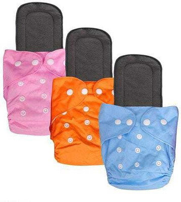 MEEOWMEE Reusable, washable baby cloth diaper/ button diaper , free size adjustable baby diaper with high quality insert Free . 0 to 24 months