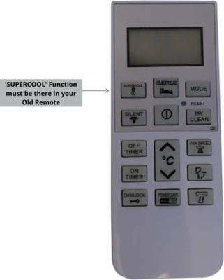 Piyush COMPATIBLE TO 168 HITACHI INVERTER AC Remote Controller(Grey)