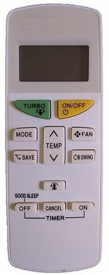 Nsinc compatible Remotel for kin Split AC & Daikin Inverter NA Remote Controller(White)