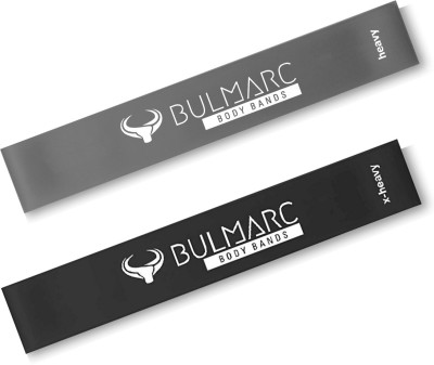 Bulmarc Heavy and X-Heavy Resistance Loop Band Resistance Tube(Heavy and XHeavy (Grey and Black))