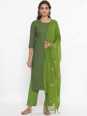 Fabriko Women Kurta Pant Dupatta Set