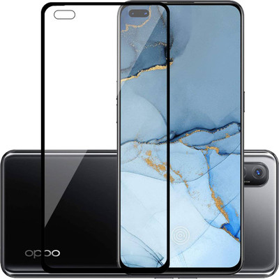 aplexx Edge To Edge Screen Guard for Oppo Reno3 Pro, | Full HD+ With Camera Cut 3D Anti Scratch 9H Hardness Cover Friendly Anti Shatter Proof Full Edge Full Glue(Pack of 1)