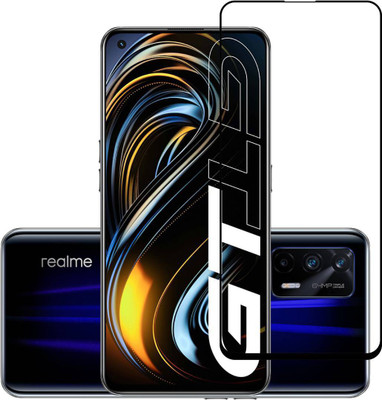 aplexx Edge To Edge Screen Guard for Realme GT 5G, Realme X7 MAX 5G, Realme GT Master Edition 5G, Oppo Reno 6 5G, | Full HD+ With Camera Cut 3D Anti Scratch 9H Hardness Cover Friendly Anti Shatter Proof Full Edge Full Glue(Pack of 1)