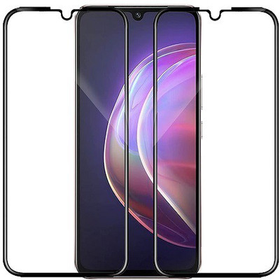 Bodoma Edge To Edge Tempered Glass for Vivo V21 Pack Of 2(Pack of 2)