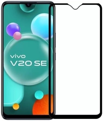 HUGSY Edge To Edge Tempered Glass for Vivo V20, Vivo V20 SE, Vivo V20 Pro, Oppo F15, Oppo F17, Oppo A91, Oppo Reno 3(Pack of 1)