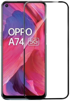 Gorilla Innovation Edge To Edge Tempered Glass for Oppo A74 5G(Pack of 1)