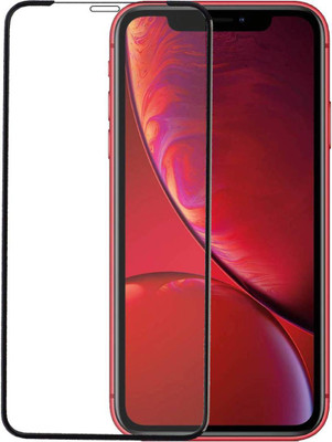 aplexx Edge To Edge Tempered Glass for Apple iPhone XR, Apple iPhone 11, | Full HD+ With Camera Cut 3D Anti Scratch 9H Hardness Cover Friendly Anti Shatter Proof Full Edge Full Glue(Pack of 1)