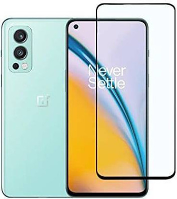 MOBIGENIX Edge To Edge Tempered Glass for Oneplus Nord 2 5G, Oneplus Nord 2 X PAC-MAN Edition(Pack of 1)
