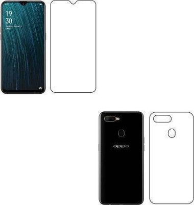 PONDRIK Front and Back Screen Guard for OPPO A5S(Pack of 2)
