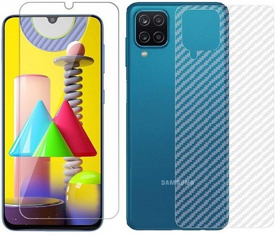 Bodoma Front and Back Screen Guard for Samsung Galaxy M22 Pack Of 2(Pack of 2)