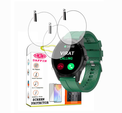 daffin Screen Guard for Fire Boltt Talk SMARTWATCH(Pack of 3)