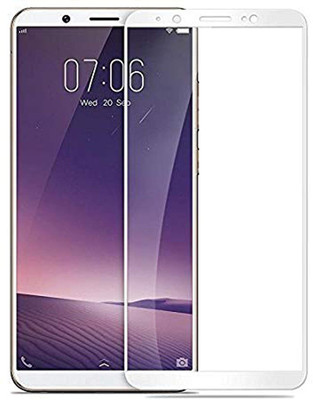 Tamrat Edge To Edge Tempered Glass for Easy Install Full Screen Coverage Tempered Glass Screen Guard Protector 11D for VIVO V7 PLUS WHITE(Pack of 1)