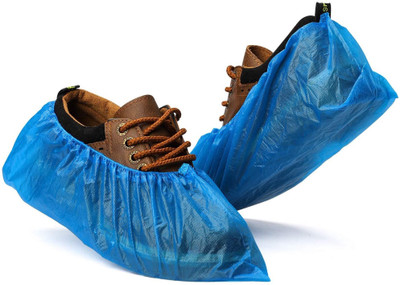 DM SPECIALLY FOR SPECIALIST Disposable Shoe Cover BLUE Boots Shoe Cover - (Pack of 500 ) PP (Polypropylene) BLUE Boots Shoe Cover, High Ankle Shoe Cover, Flat Shoe Cover(FREE Pack of 500)