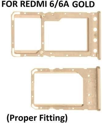 Furious3D Sim Card Tray(Compatible With Redmi 6/6A (Gold)