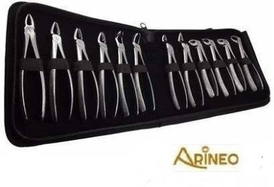 ARINEO Dental Forceps for Extraction of Tooth- Set of 12 Pcs Utility Forceps Utility FORCEPS Utility Forceps