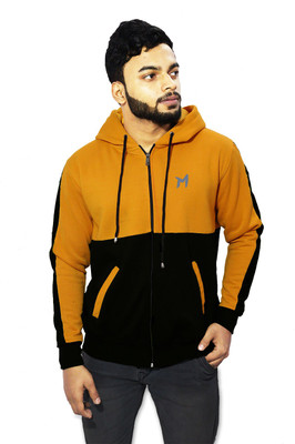 mebadass Full Sleeve Color Block Men Sweatshirt