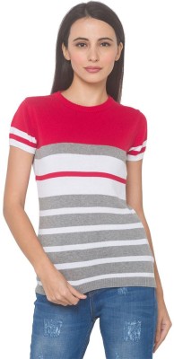 Globus Casual Striped Women Red Top