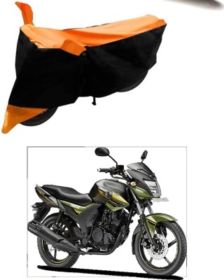 AUTOGARH Two Wheeler Cover for Yamaha(SZ-RR, Orange, Black)