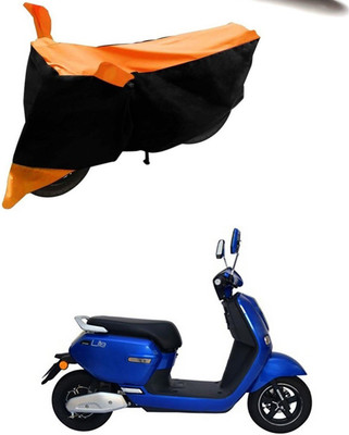 SMDP Two Wheeler Cover for Okinawa(Lite, Orange, Black)