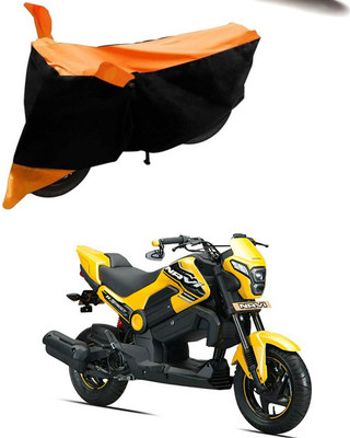SMDP Two Wheeler Cover for Honda(Navi, Orange, Black)