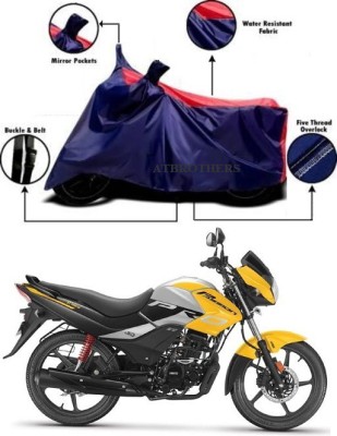 ATBROTHERS Waterproof Two Wheeler Cover for Hero(Passion Xpro, Blue, Red)