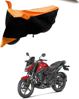 SMDP Two Wheeler Cover for Honda(X-Blade, Orange, Black)