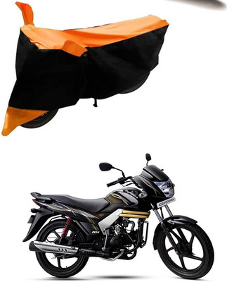 SMDP Two Wheeler Cover for Mahindra(Centuro, Orange, Black)