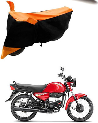 SMDP Two Wheeler Cover for Hero(HF Dawn, Orange, Black)