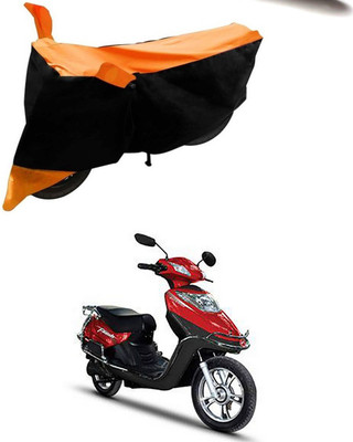 SMDP Two Wheeler Cover for Hero(Electric Flash, Orange, Black)
