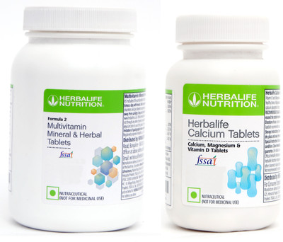 Herbalife Nutrition CALCIUM TABLET (60 TABLET + MULTIVITAMIN & MINERAL AND HERBAL TABLET (90 TABLET(2 x 75 Tablets)