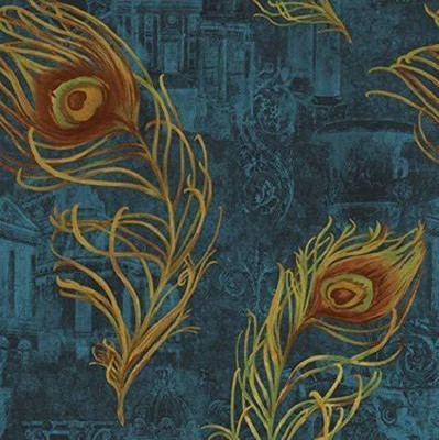 Eurotex Paper Decorative Multicolor Wallpaper(L x W: 1000 cm x 53 cm)